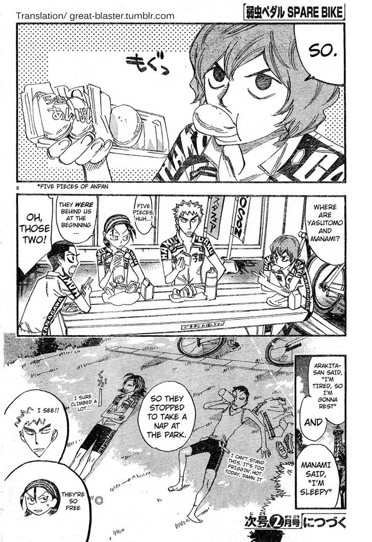 Yowamushi Pedal Chapter 172.5 page 5