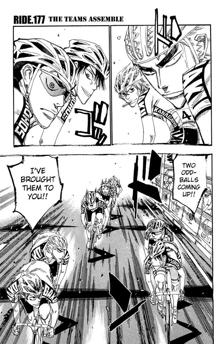 Yowamushi Pedal Chapter 177 page 1