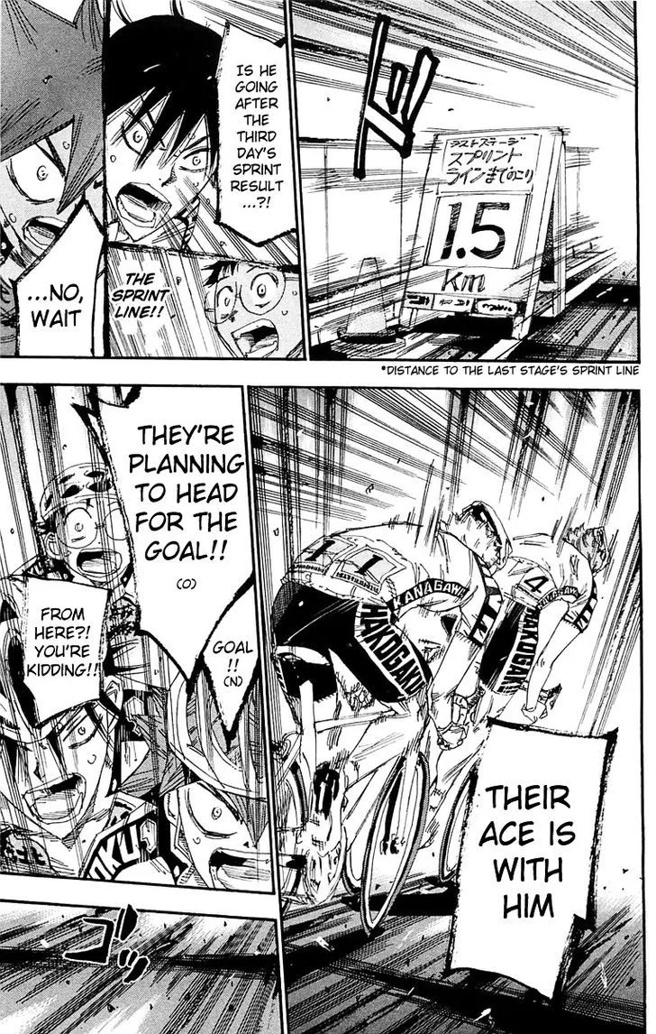 Yowamushi Pedal Chapter 178 page 11