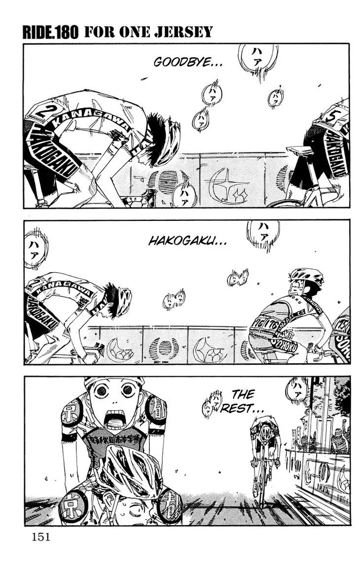 Yowamushi Pedal Chapter 180 page 1