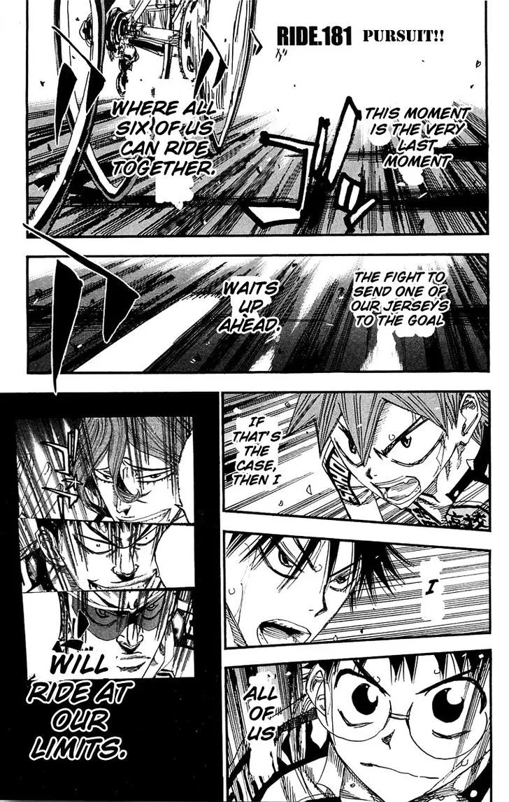 Yowamushi Pedal Chapter 181 page 1