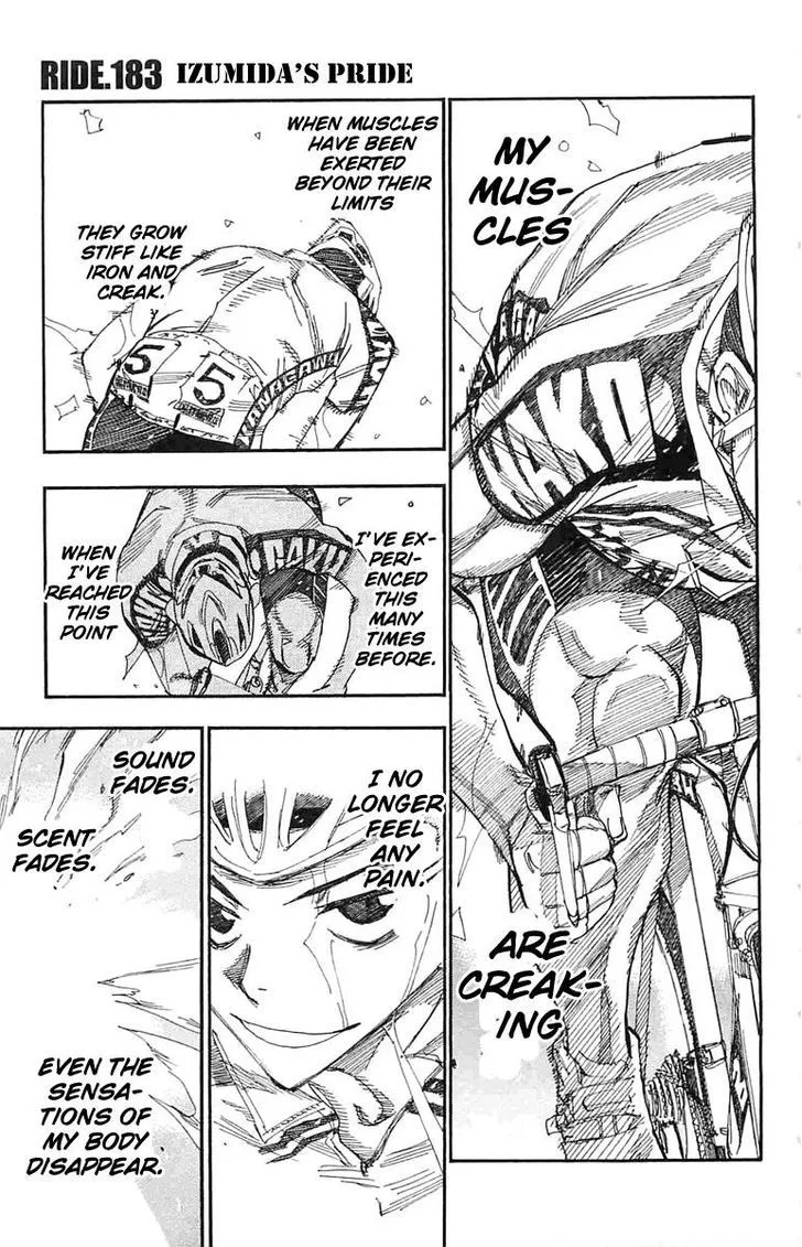 Yowamushi Pedal Chapter 183 page 1