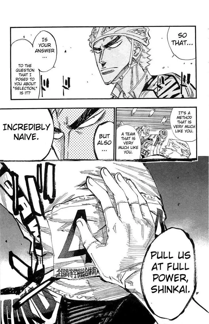 Yowamushi Pedal Chapter 186 page 14