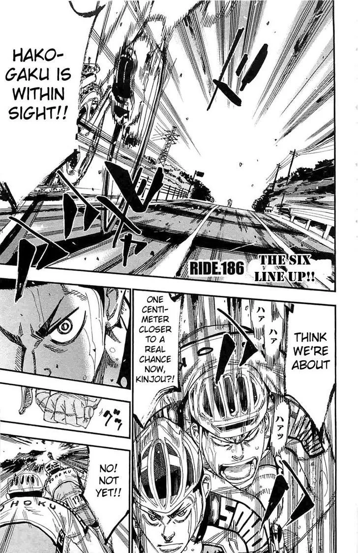 Yowamushi Pedal Chapter 186 page 1