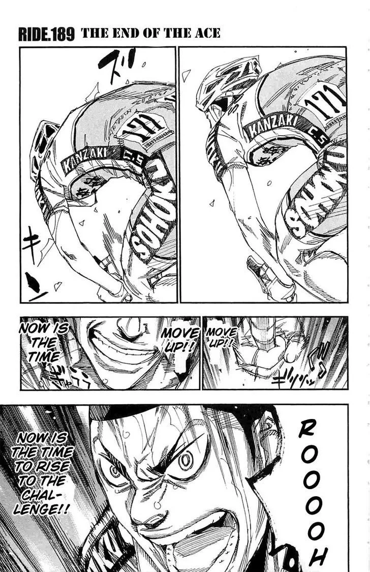 Yowamushi Pedal Chapter 189 page 1