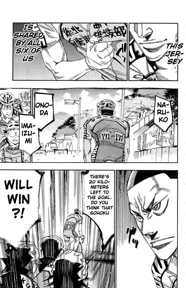 Yowamushi Pedal Chapter 189 page 14
