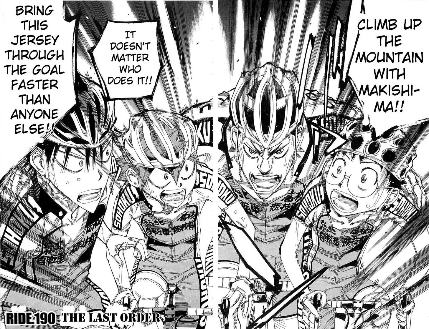 Yowamushi Pedal Chapter 190 page 4