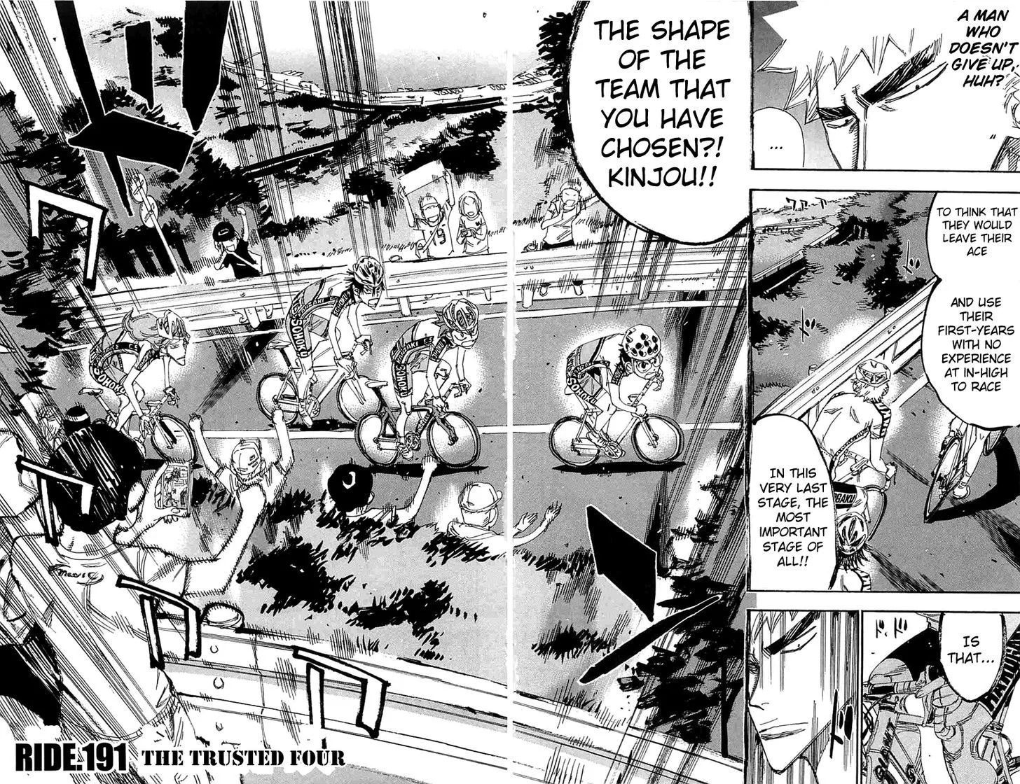 Yowamushi Pedal Chapter 191 page 4