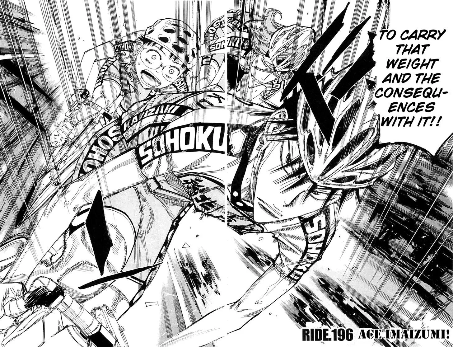 Yowamushi Pedal Chapter 196 page 4