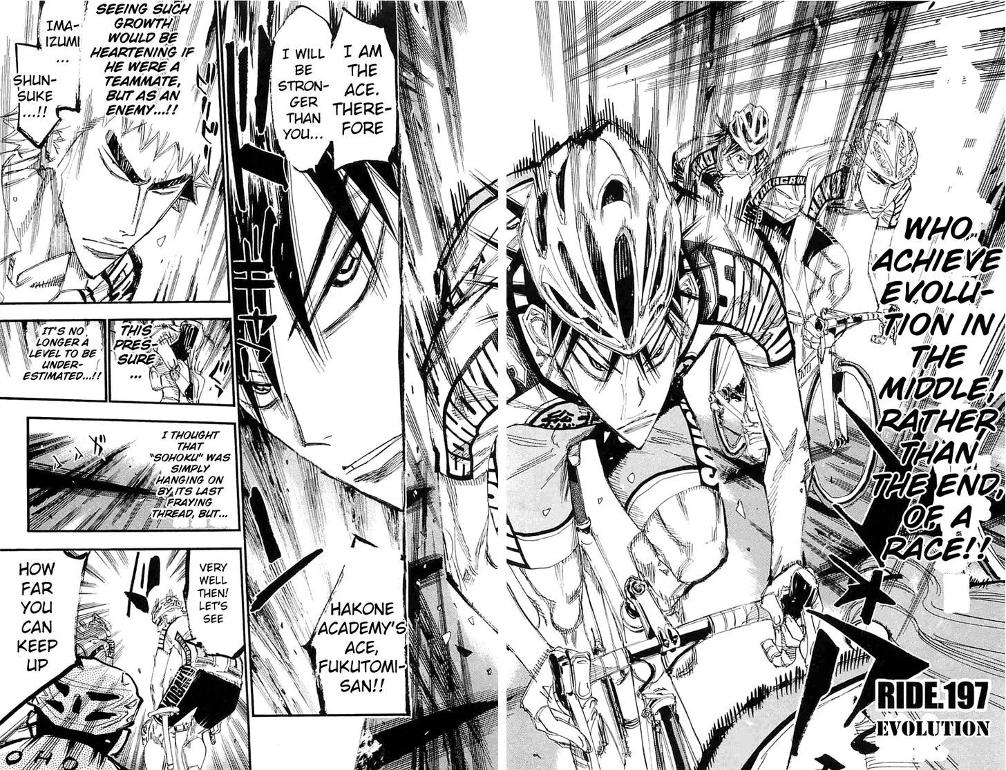 Yowamushi Pedal Chapter 197 page 2