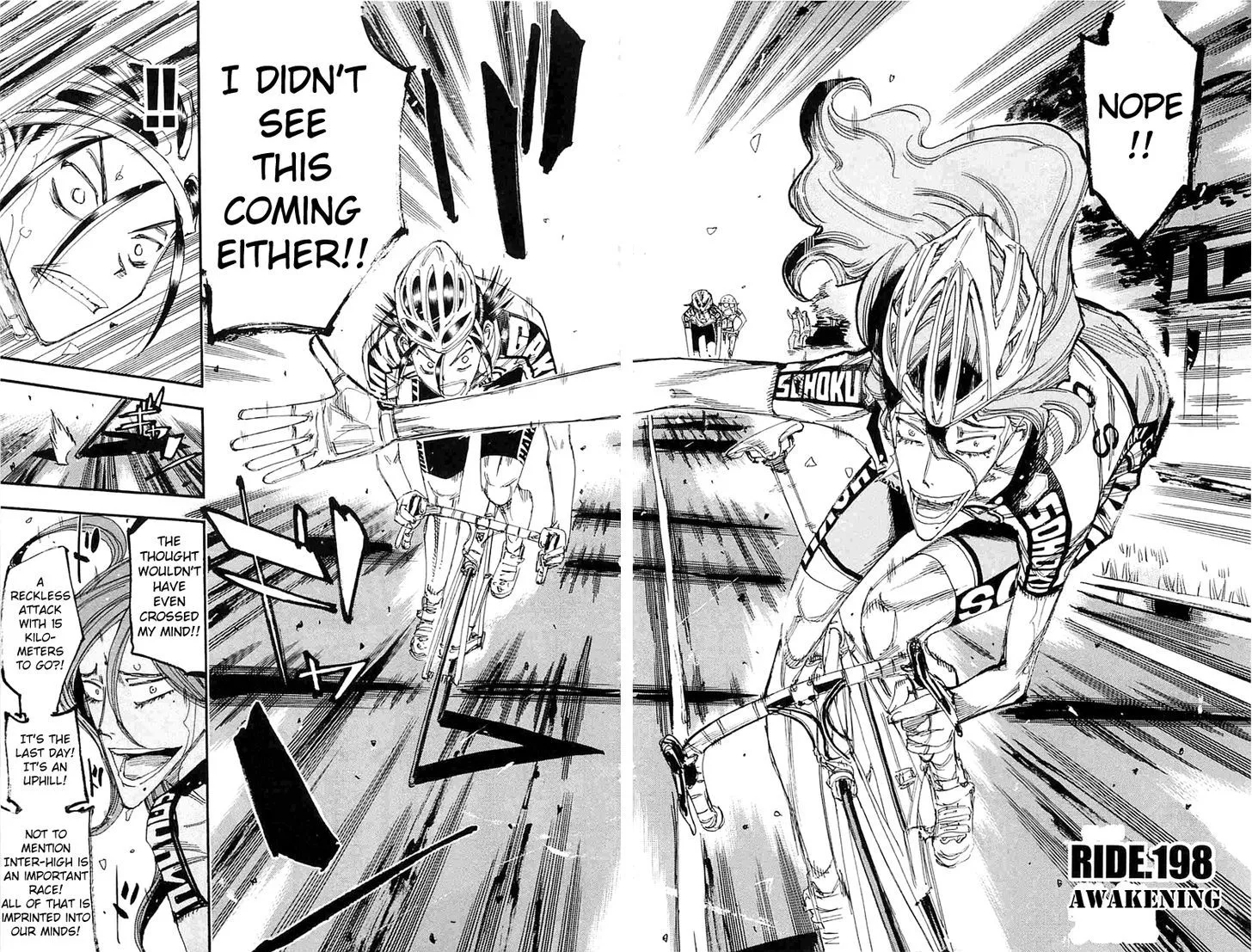 Yowamushi Pedal Chapter 198 page 2