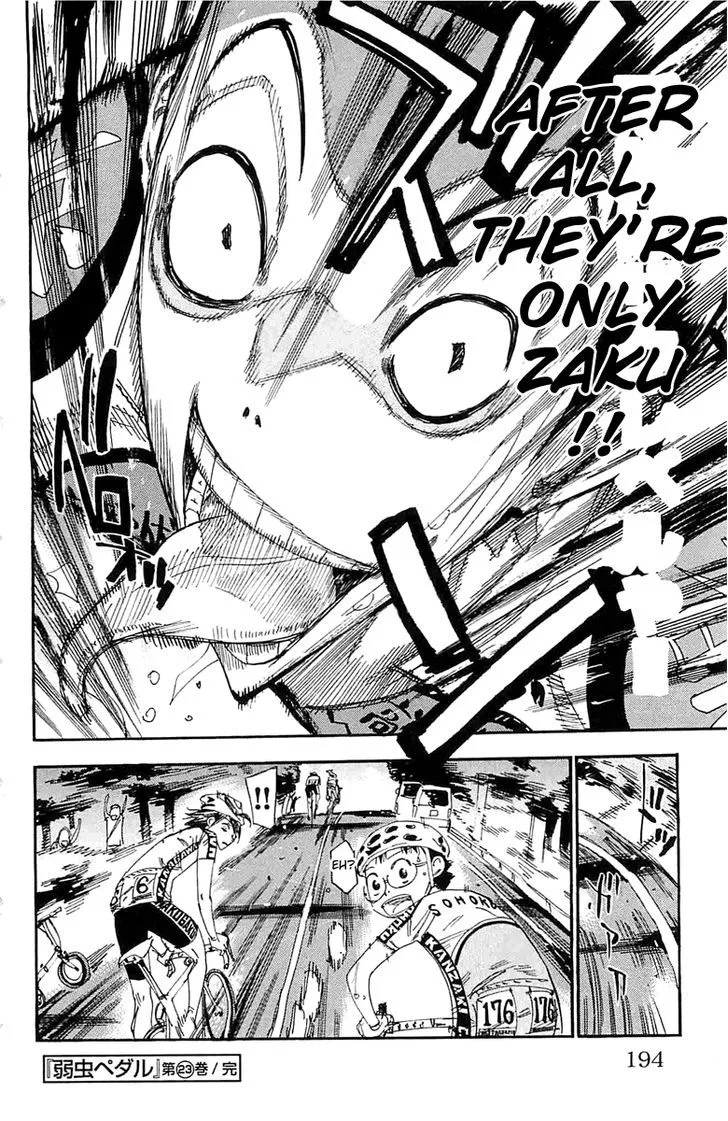 Yowamushi Pedal Chapter 199 page 21