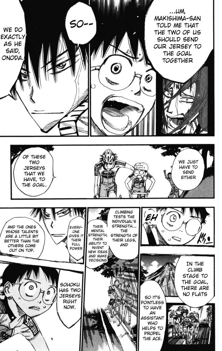 Yowamushi Pedal Chapter 208 page 16