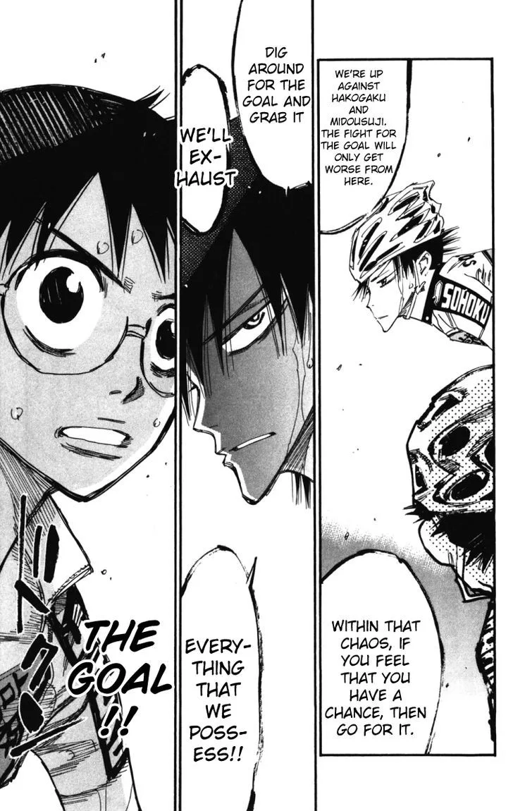 Yowamushi Pedal Chapter 208 page 18