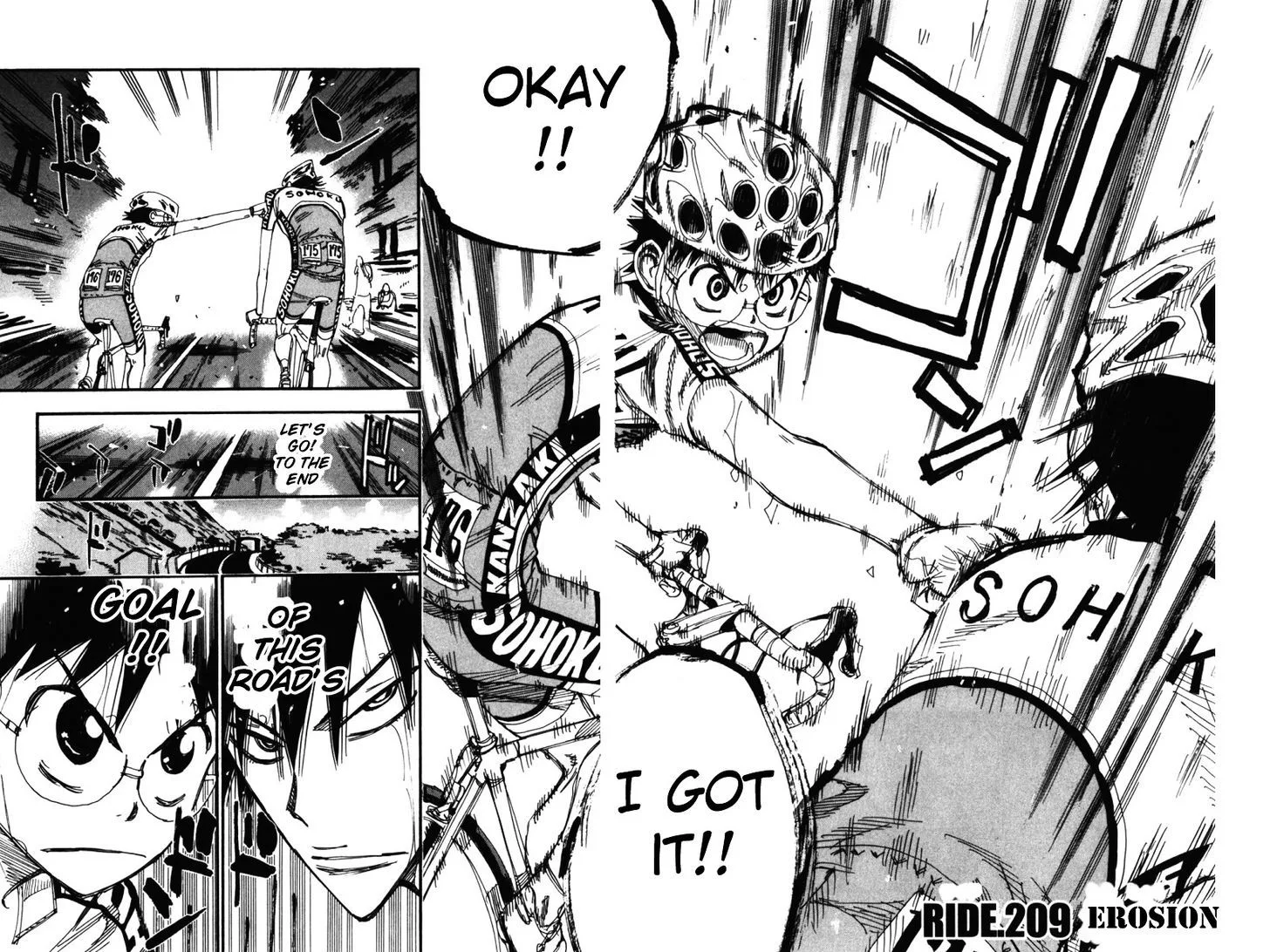 Yowamushi Pedal Chapter 209 page 4