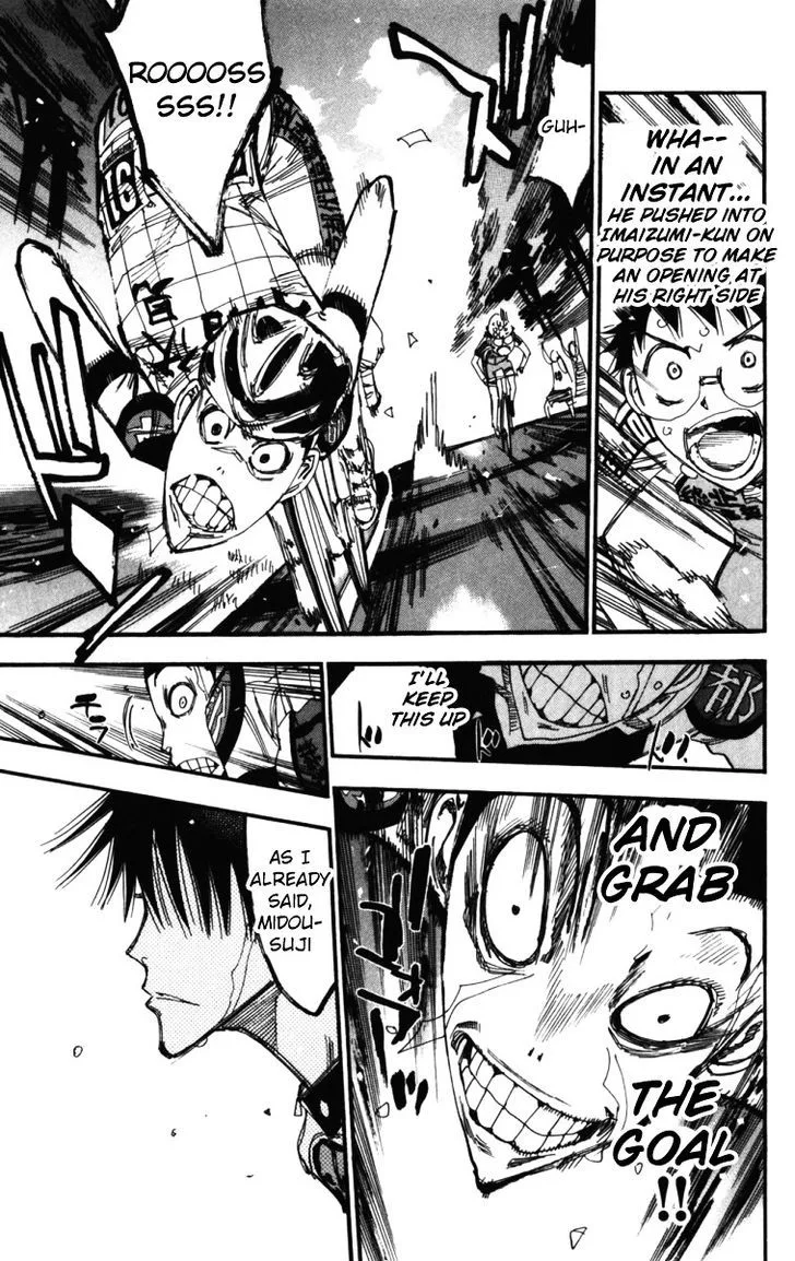 Yowamushi Pedal Chapter 209 page 14