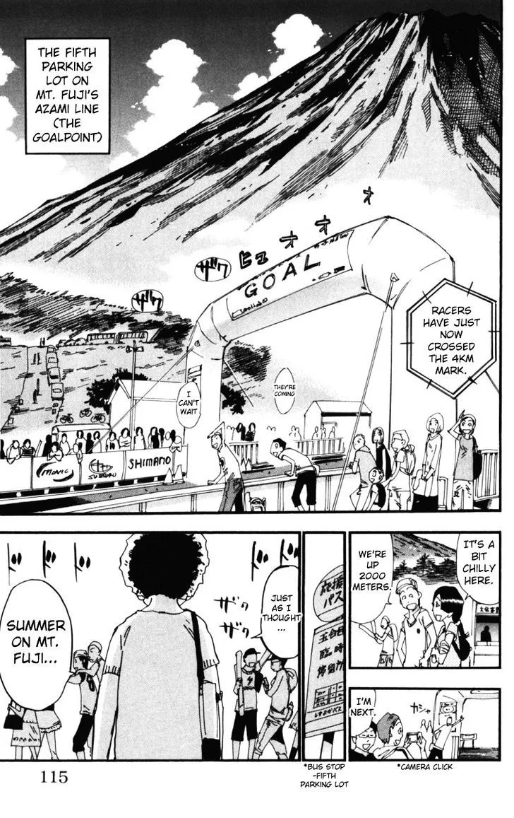 Yowamushi Pedal Chapter 213 page 8