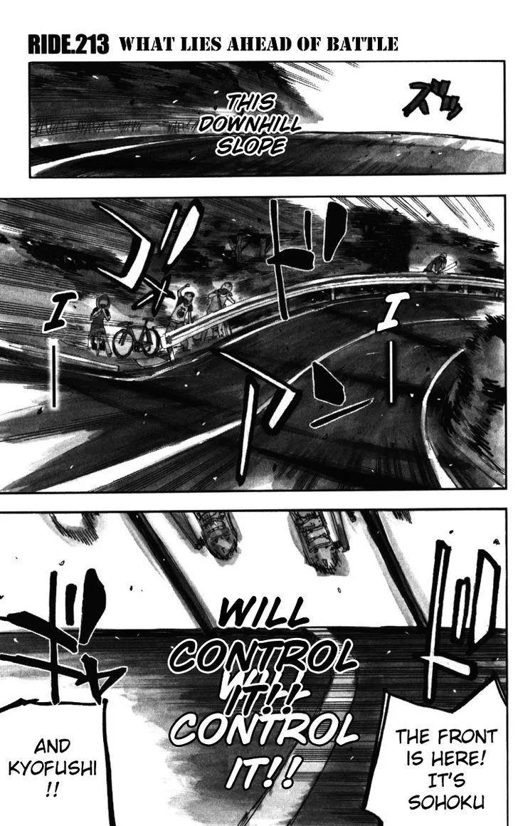 Yowamushi Pedal Chapter 213 page 1