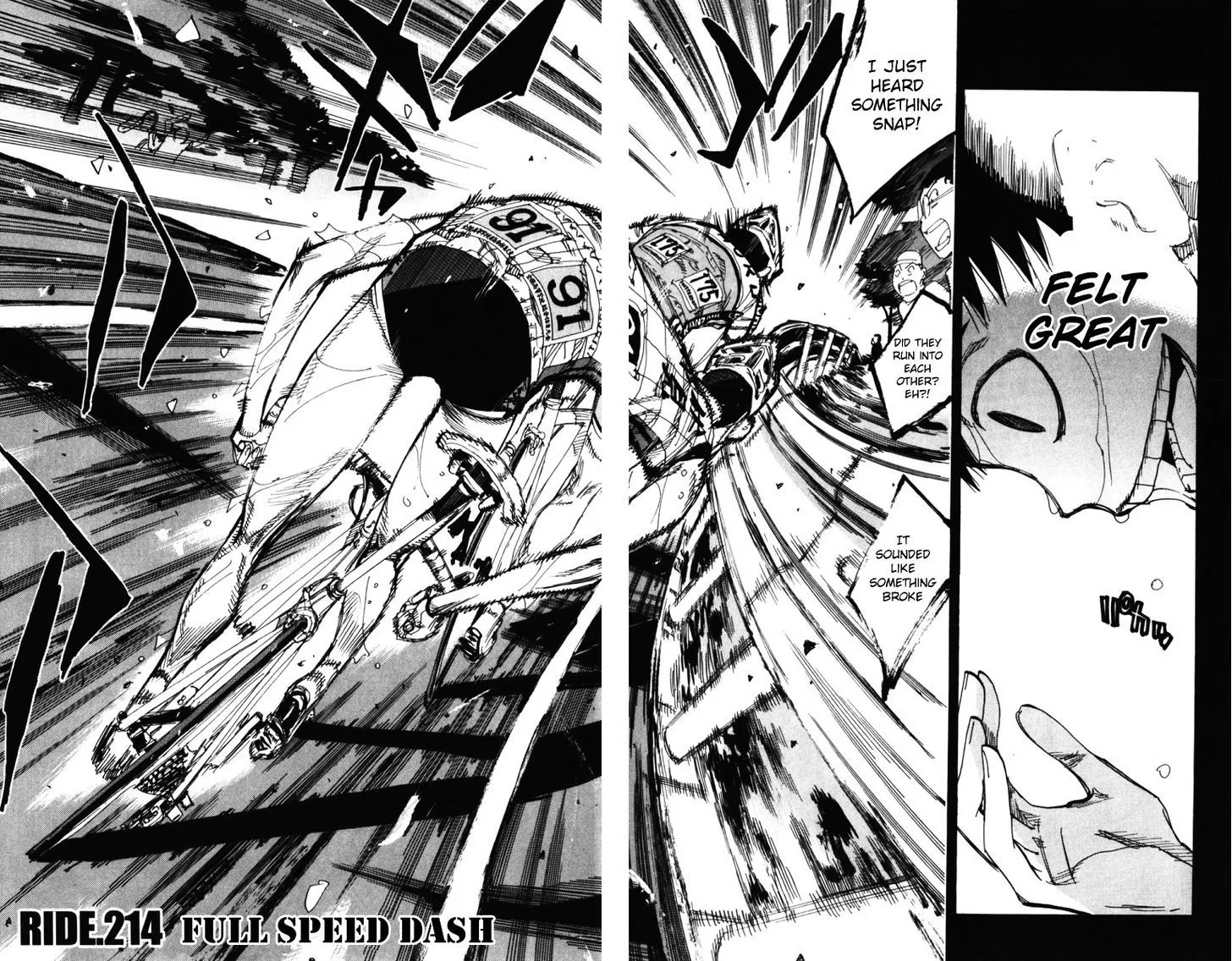 Yowamushi Pedal Chapter 214 page 2