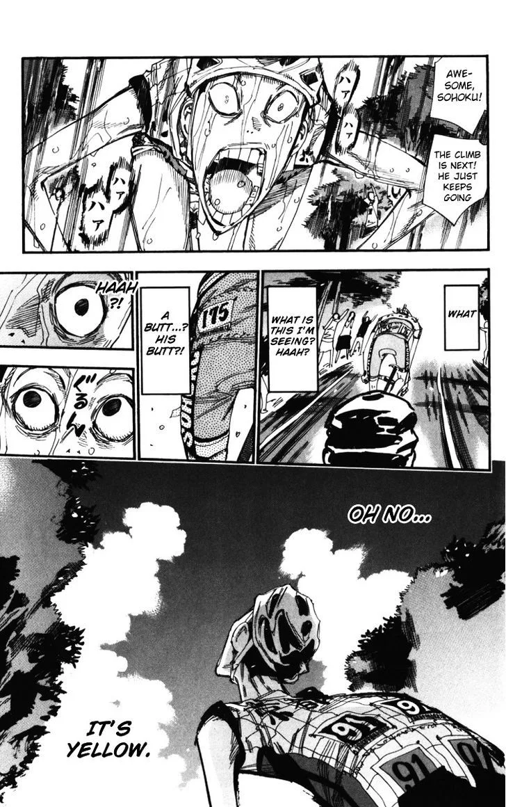 Yowamushi Pedal Chapter 214 page 17