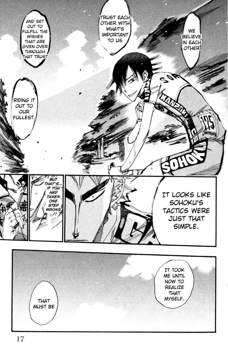 Yowamushi Pedal Chapter 217 page 9