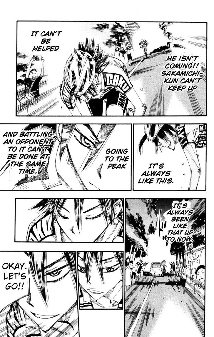 Yowamushi Pedal Chapter 221 page 8