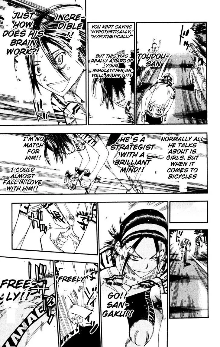 Yowamushi Pedal Chapter 221 page 14