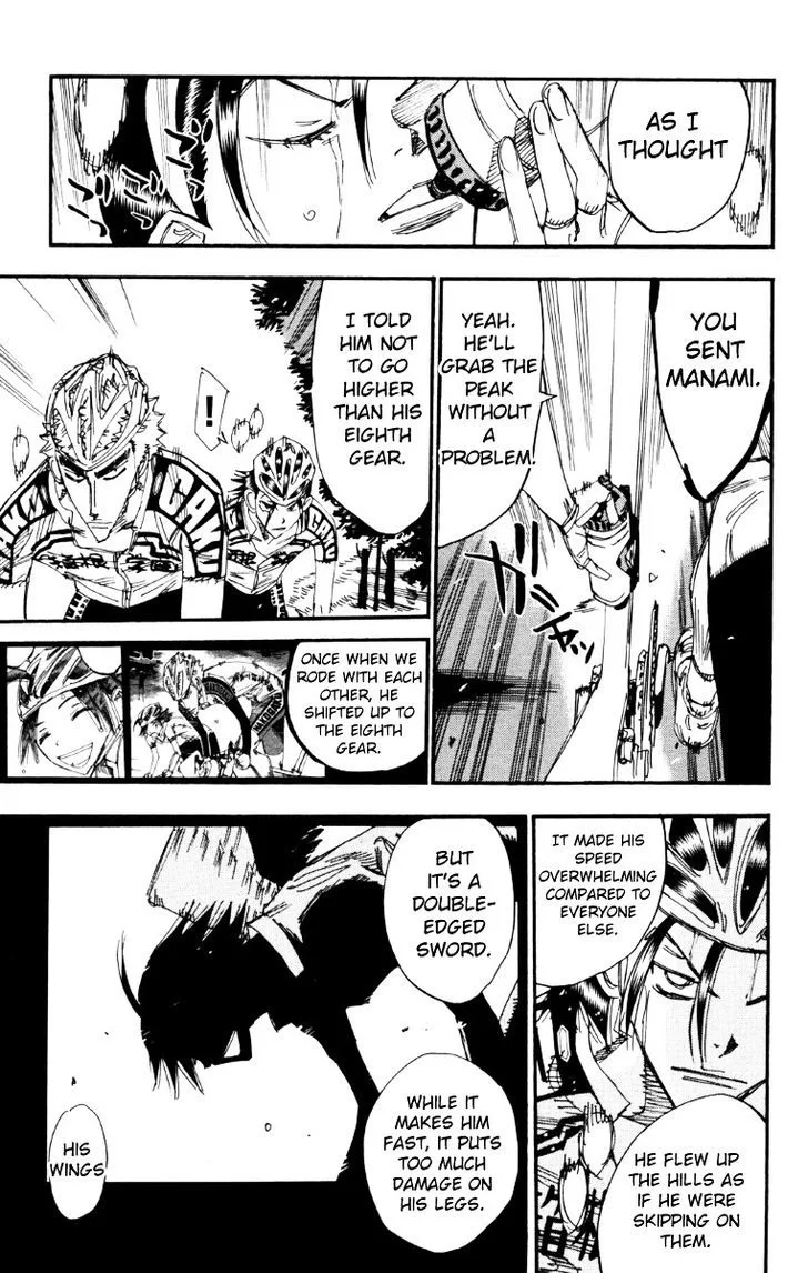 Yowamushi Pedal Chapter 222 page 9
