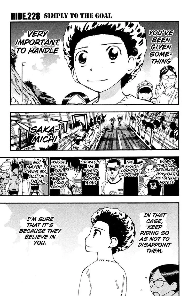 Yowamushi Pedal Chapter 228 page 1