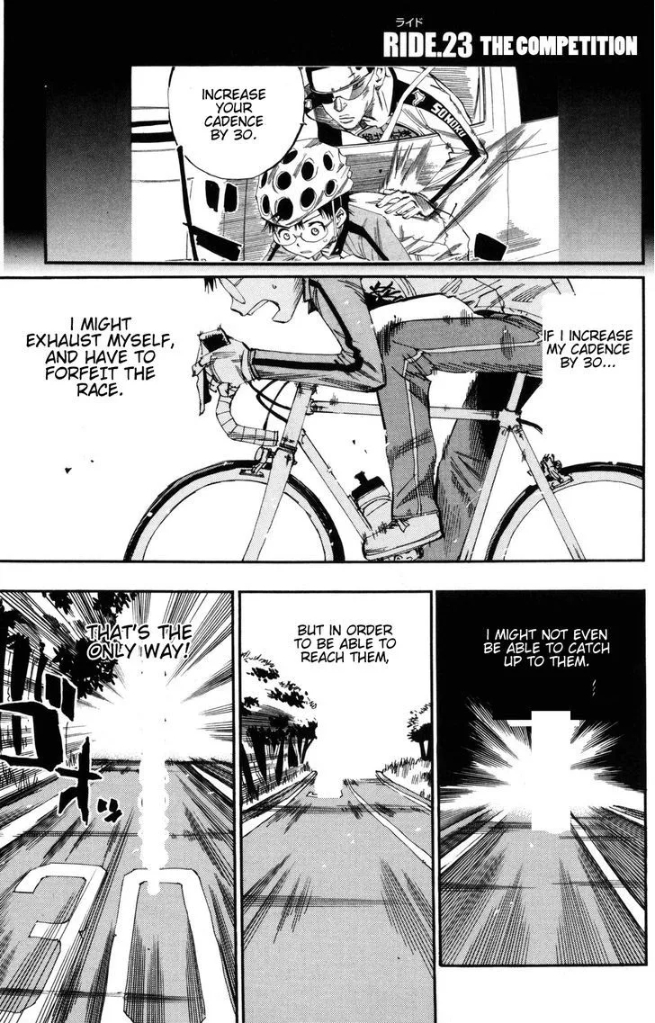 Yowamushi Pedal Chapter 23 page 1