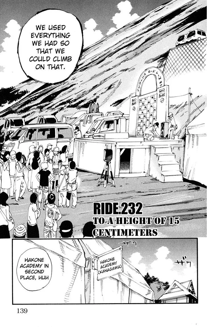 Yowamushi Pedal Chapter 232 page 5