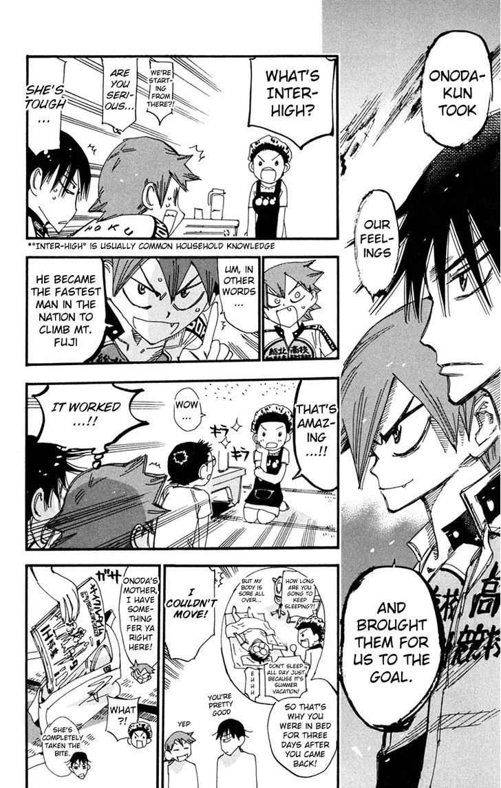 Yowamushi Pedal Chapter 233 page 4