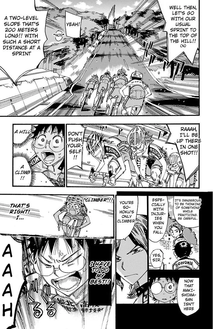 Yowamushi Pedal Chapter 237 page 8