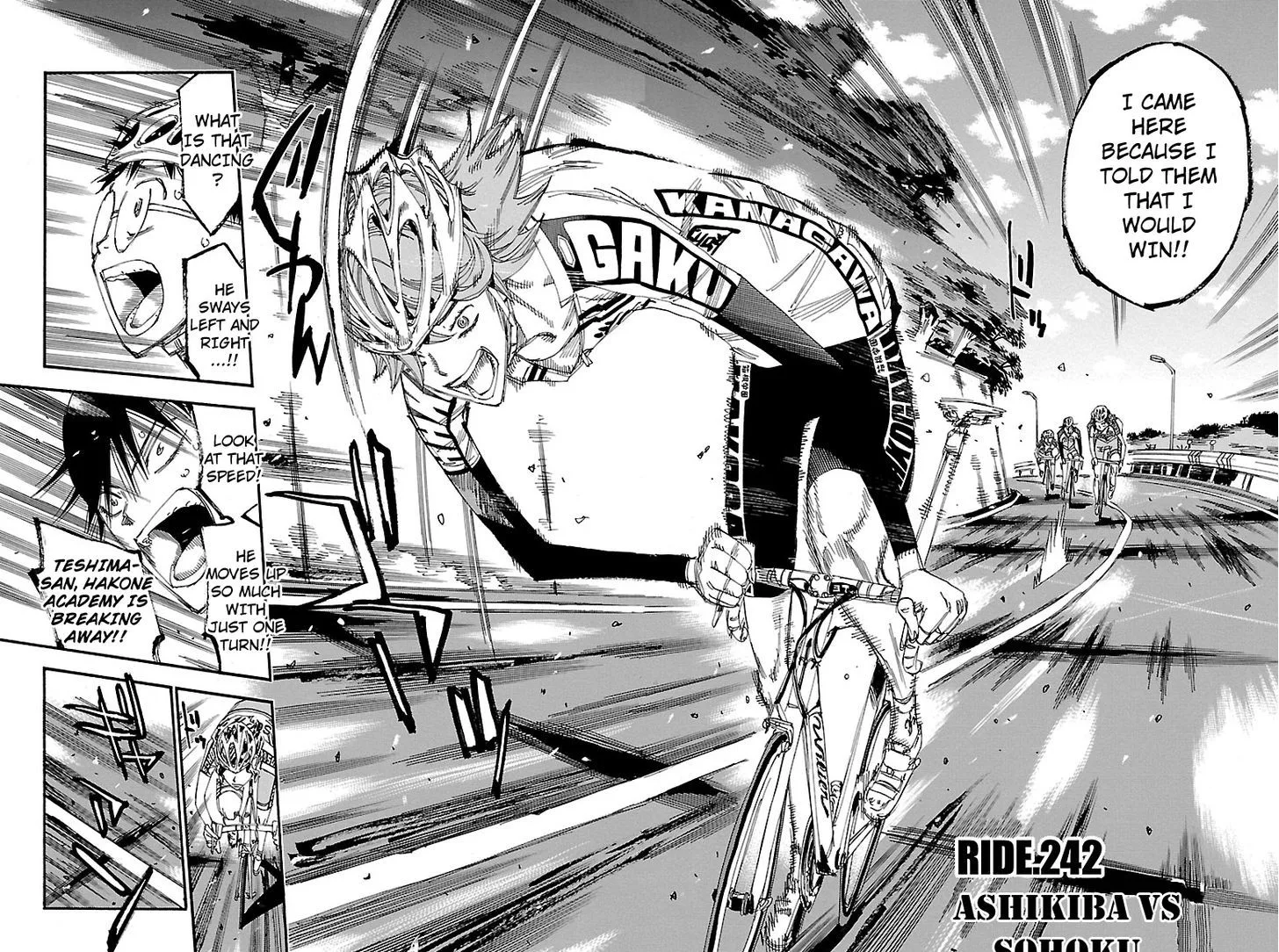 Yowamushi Pedal Chapter 242 page 4