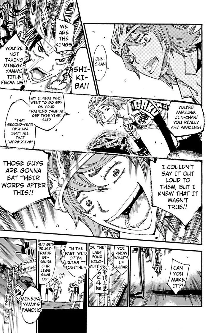 Yowamushi Pedal Chapter 242 page 13