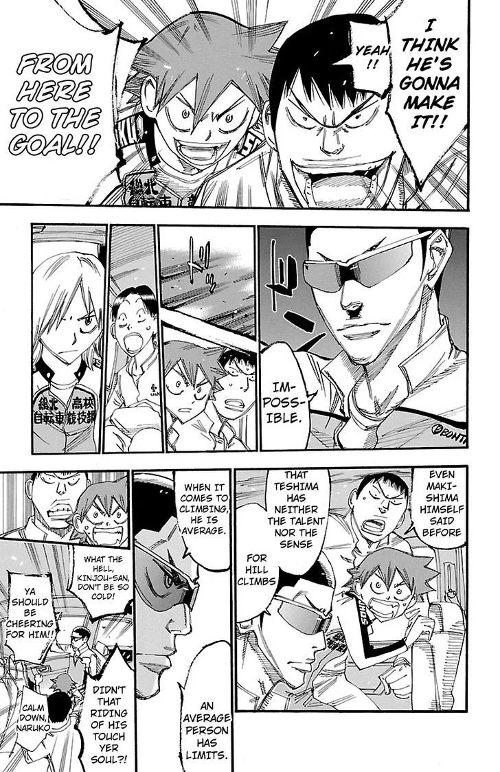 Yowamushi Pedal Chapter 243 page 12