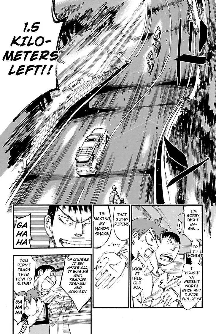 Yowamushi Pedal Chapter 243 page 11