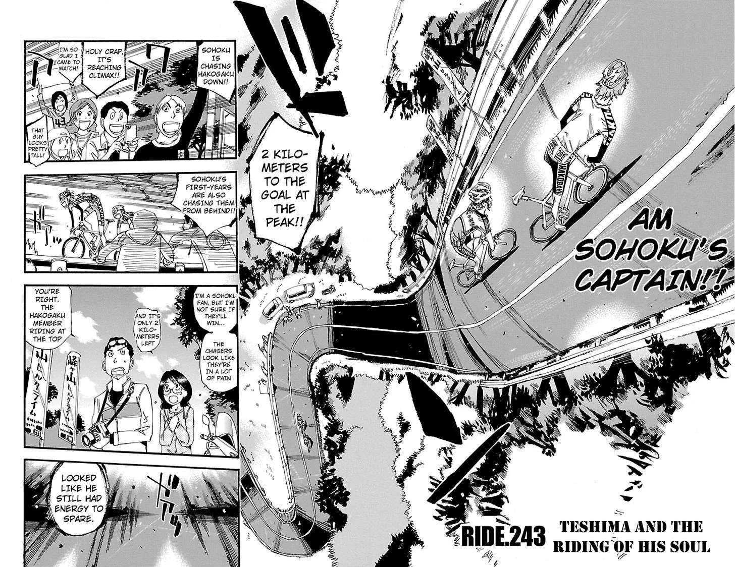Yowamushi Pedal Chapter 243 page 2