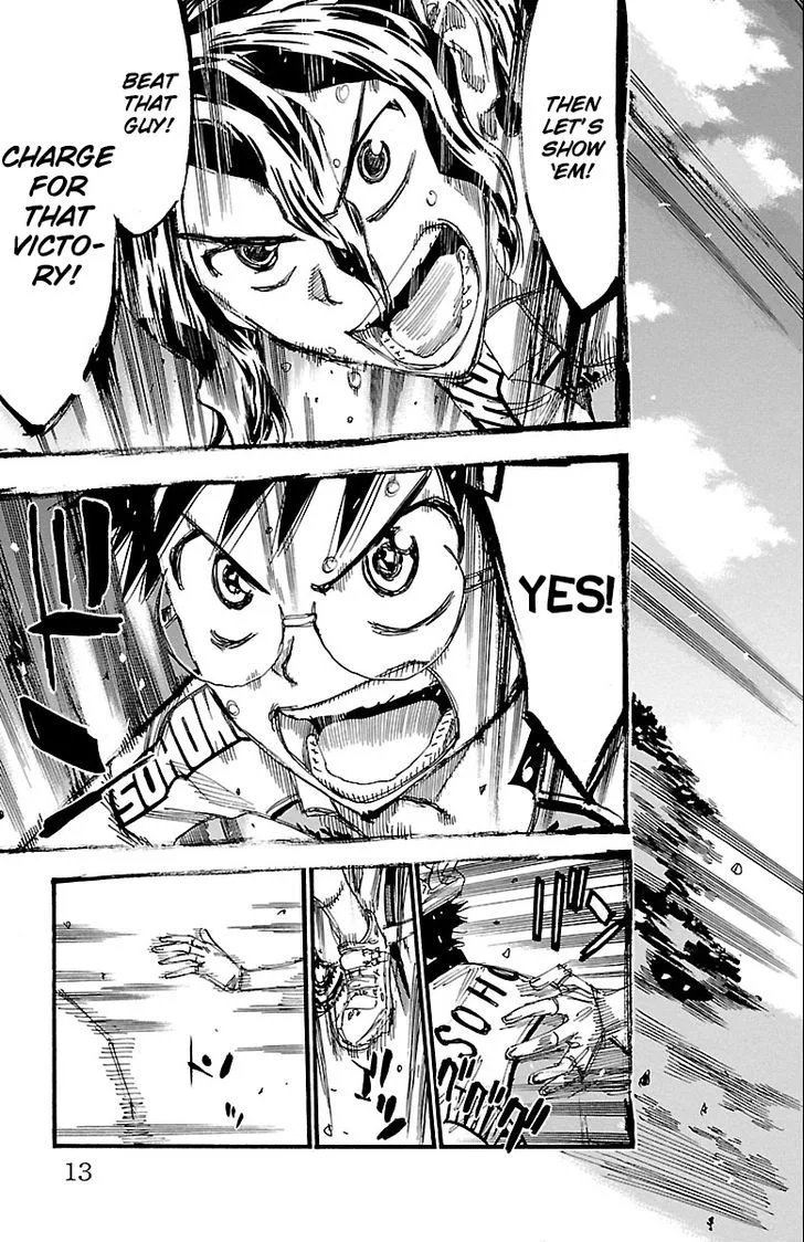 Yowamushi Pedal Chapter 244 page 15