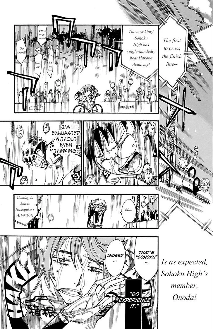 Yowamushi Pedal Chapter 244 page 22