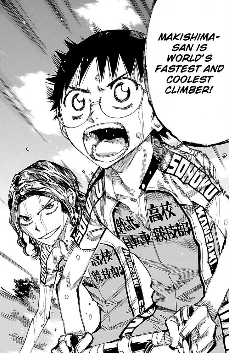 Yowamushi Pedal Chapter 244 page 14