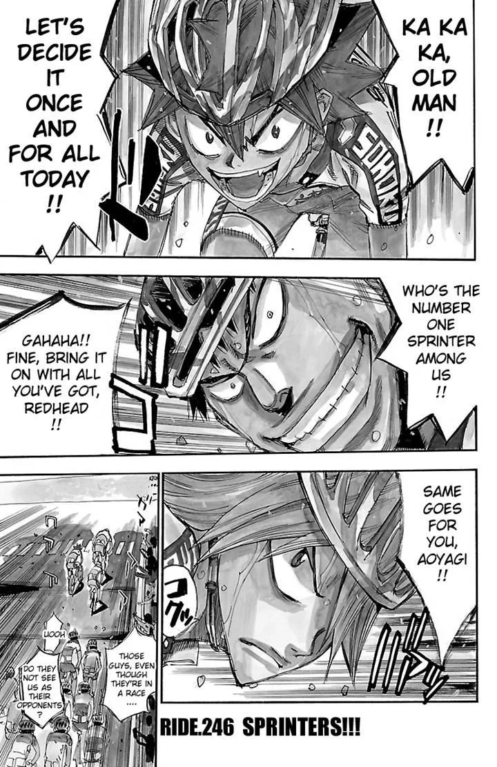 Yowamushi Pedal Chapter 246 page 1