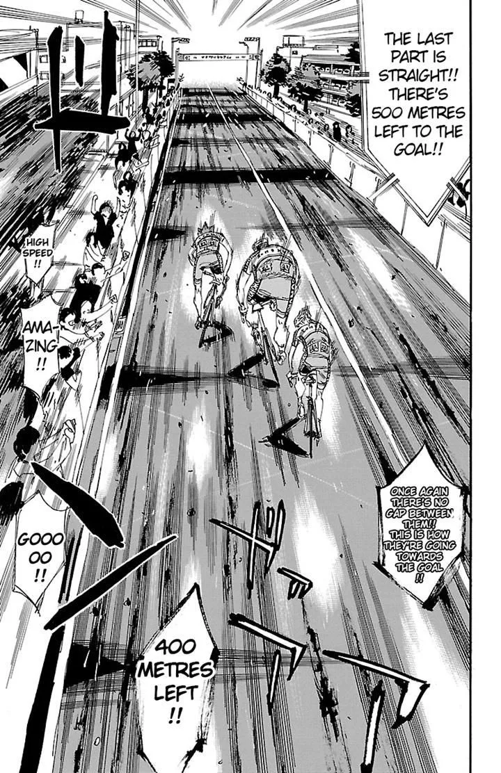 Yowamushi Pedal Chapter 246 page 17