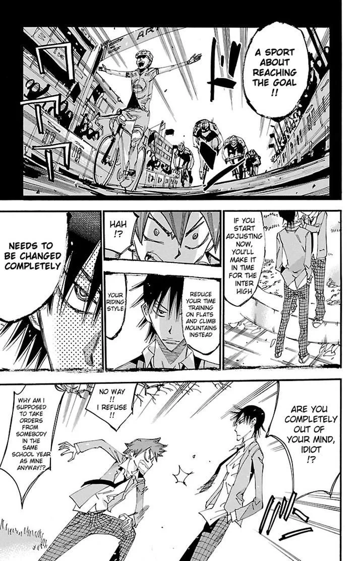 Yowamushi Pedal Chapter 247 page 14