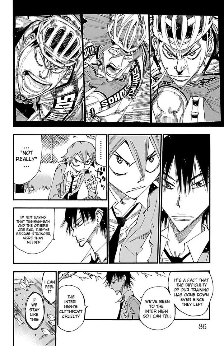 Yowamushi Pedal Chapter 247 page 10
