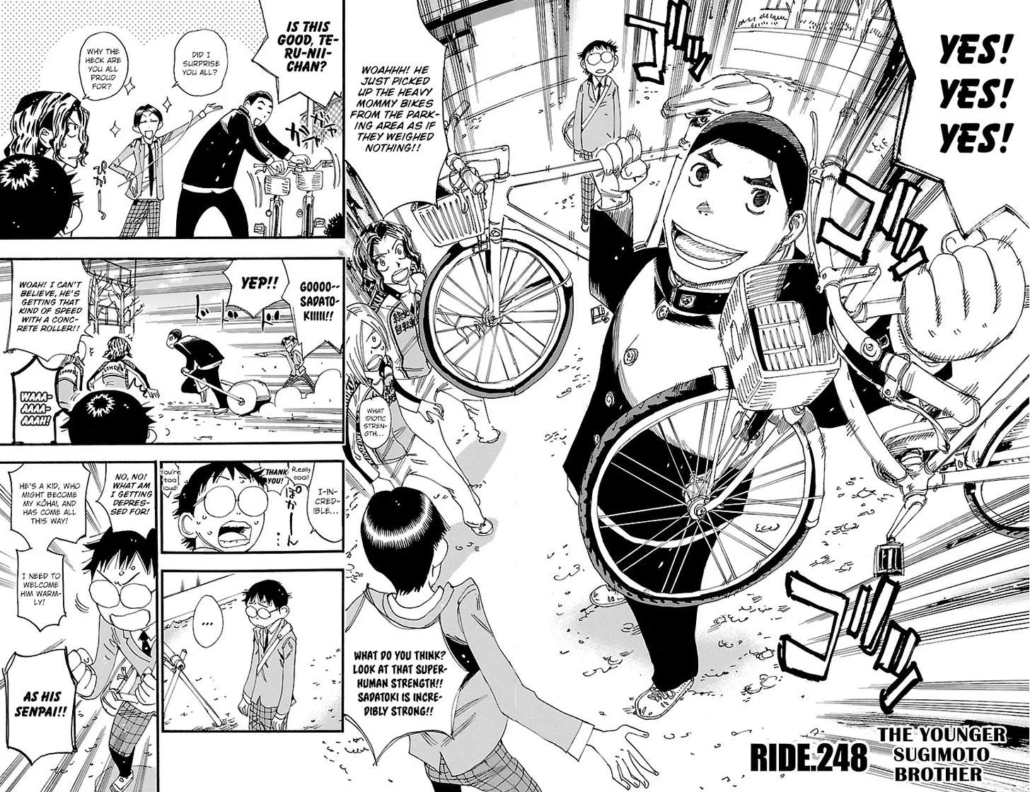 Yowamushi Pedal Chapter 248 page 2