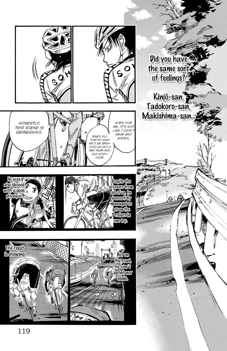 Yowamushi Pedal Chapter 249 page 3