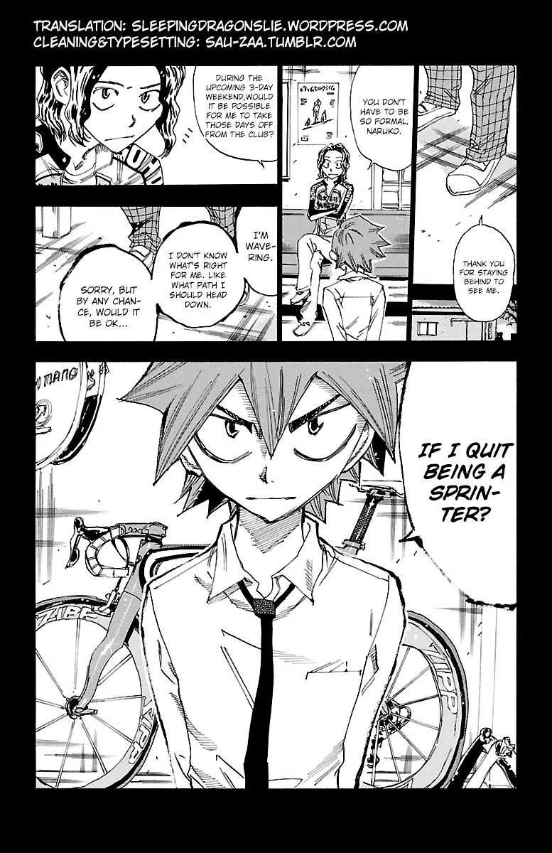 Yowamushi Pedal Chapter 249 page 18