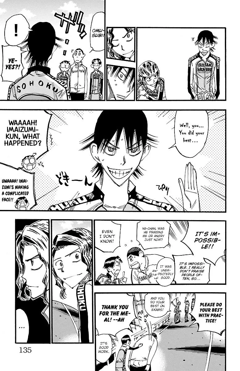 Yowamushi Pedal Chapter 249 page 17