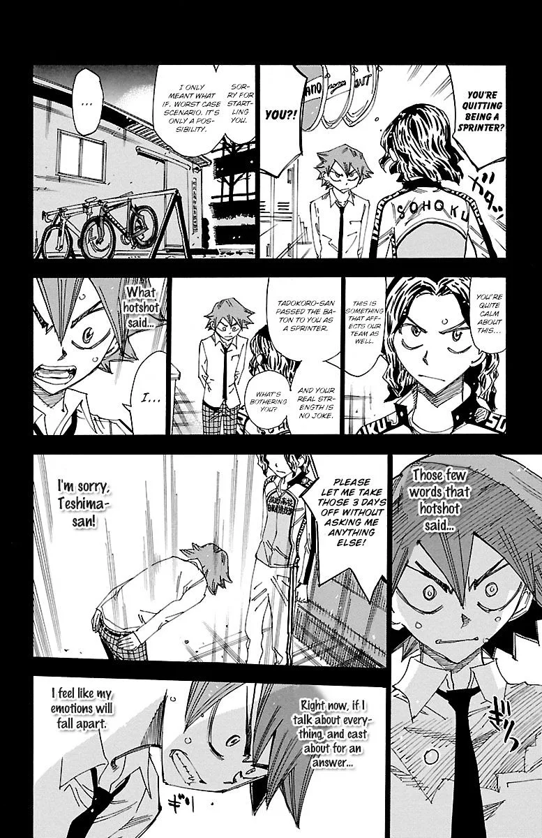 Yowamushi Pedal Chapter 250 page 5